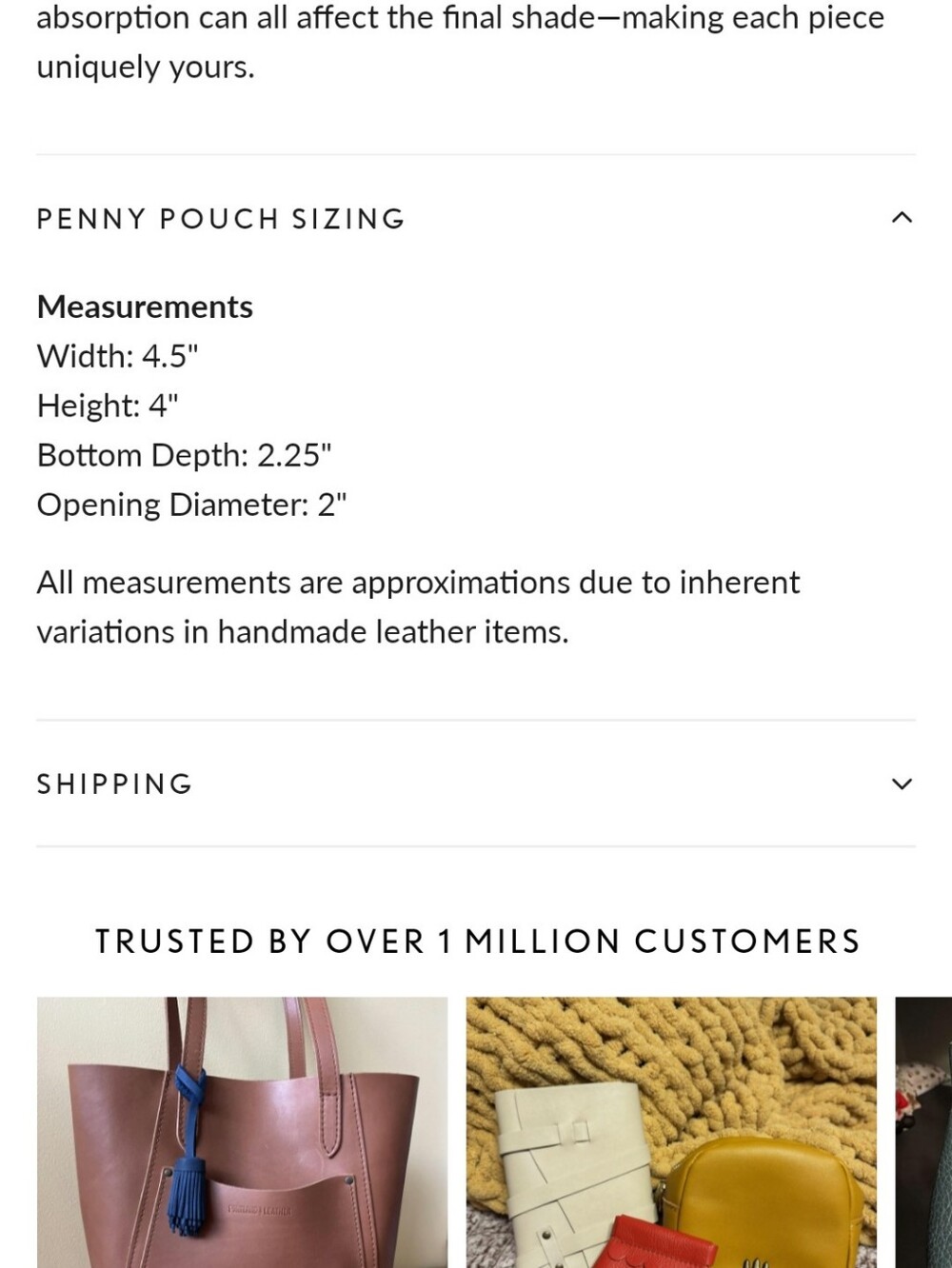 Portland Leather Goods Molino Blue Penny Pouch - Picture 10 of 11